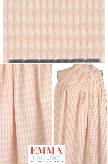 famous designer pink blush cupra jacquard graphic