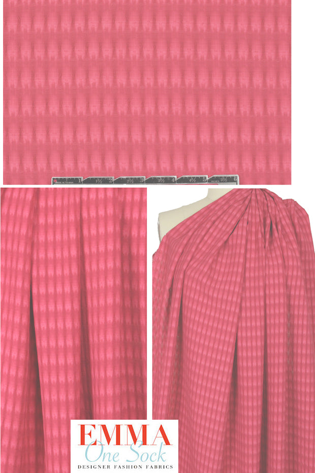famous designer rose cupra jacquard graphic .875 yds