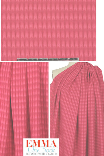 famous designer rose cupra jacquard graphic .875 yds