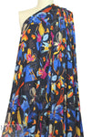 French painterly floral digital knit 1.625 yd