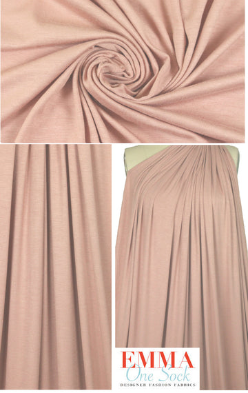 NY designer dusty blush sweatery viscose knit