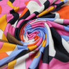 Pucc! graphic floral viscose lightweight jersey knit 1 yard
