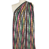 Italian 'beaded stripe' viscose/spandex knit