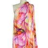 Italian 'kindled color' viscose/spandex knit .75 yds