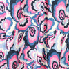 'marble flow' stretch viscose knit - indigo/denim/rose 1.5 yd