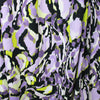 'crystal view' stretch viscose knit - lavender/chartreuse 1.66 yd