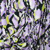 'crystal view' stretch viscose knit - lavender/chartreuse 2.25 yds