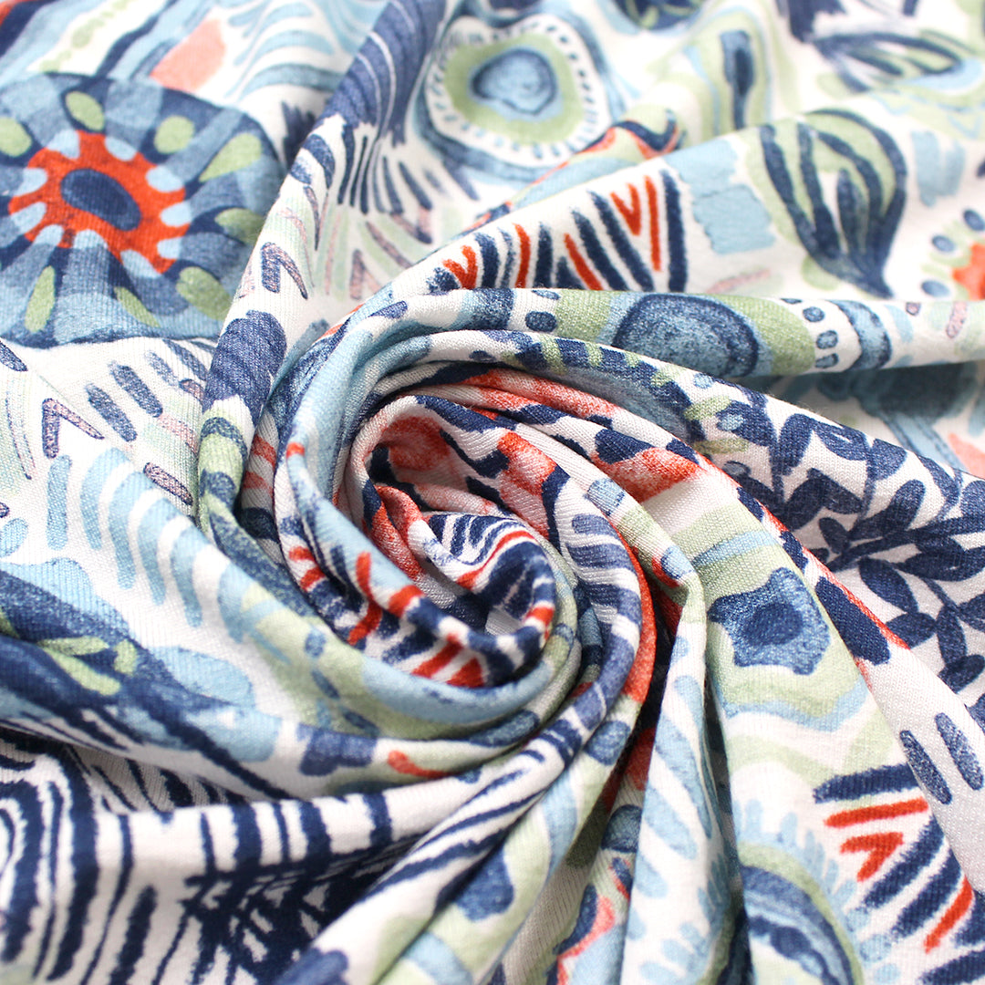 'blue collection' stretch viscose knit 1.75 yd