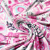 'pink collection' stretch viscose knit 1.75 yds