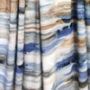 'horizons' stretch viscose knit - denimy blues/earthtones 2 yds