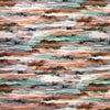 'horizons' stretch viscose knit - jade/rust/gray