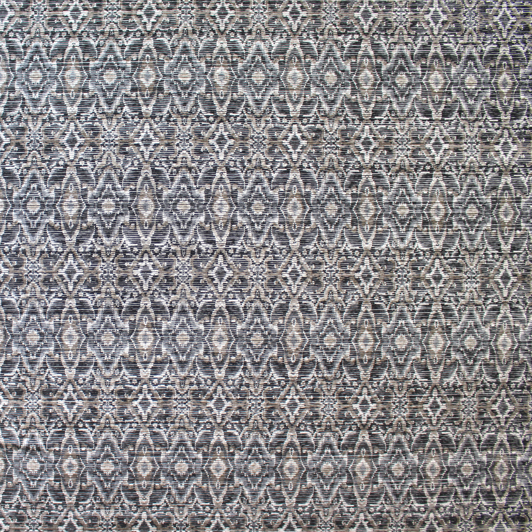 'diamondback scroll' viscose blend variegated knit - gray/taupe .9 yds