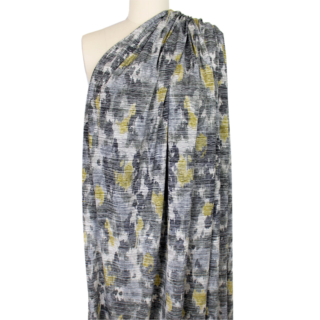 'golden mist' viscose blend variegated knit 1.75 yd