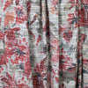 'carmine flowers' viscose blend variegated knit 2 yd