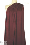 Italian substantial, dressy knit - burgundy 3 yds