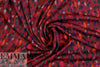 NY designer painterly blooms viscose featherweight knit .75 yds