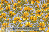 Italian 'yellow iris' viscose/linen lightweight woven
