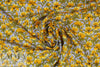 Italian 'yellow iris' viscose/linen lightweight woven