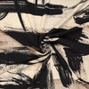 'edgy artist' viscose/linen woven