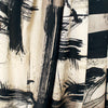'edgy artist' viscose/linen woven