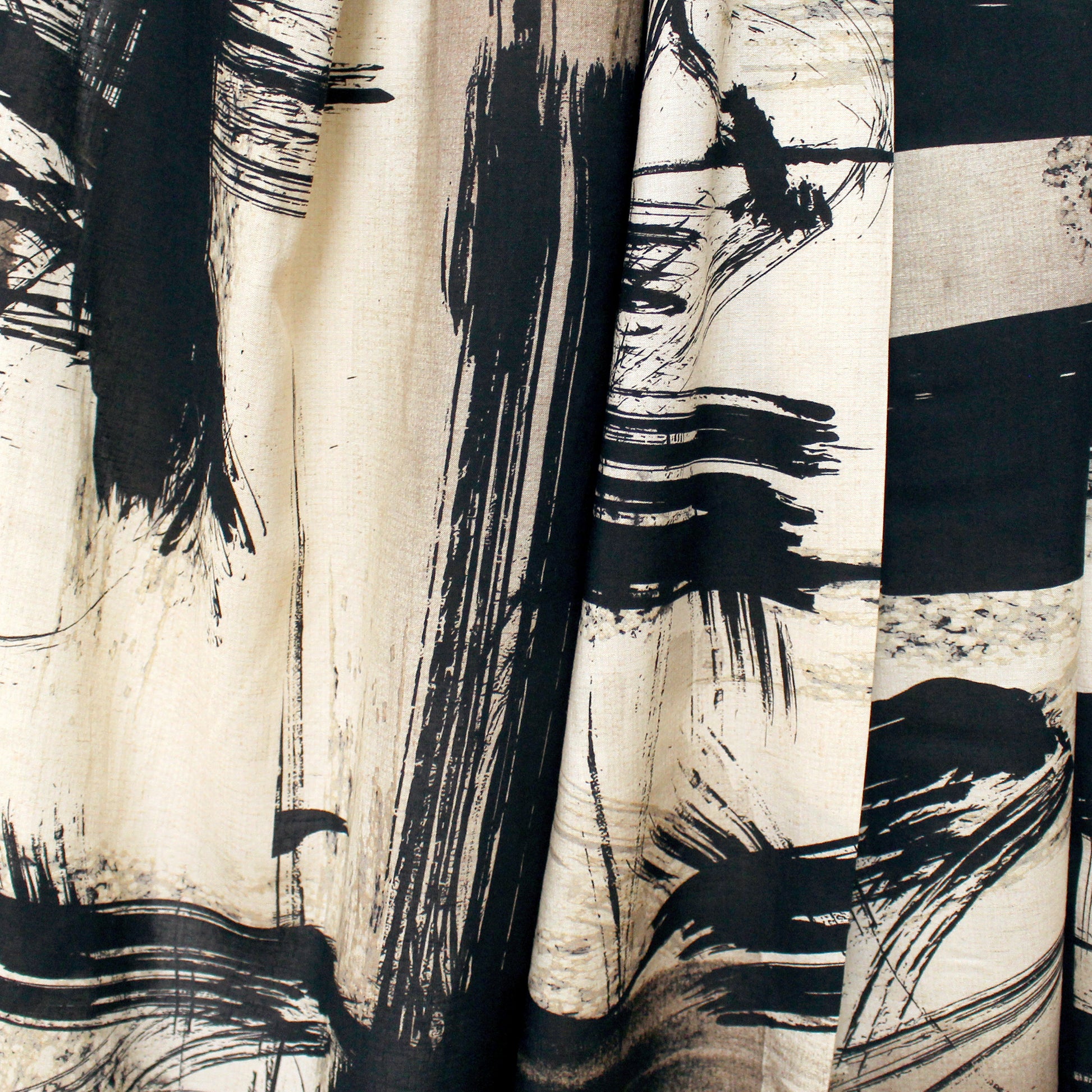 'edgy artist' viscose/linen woven