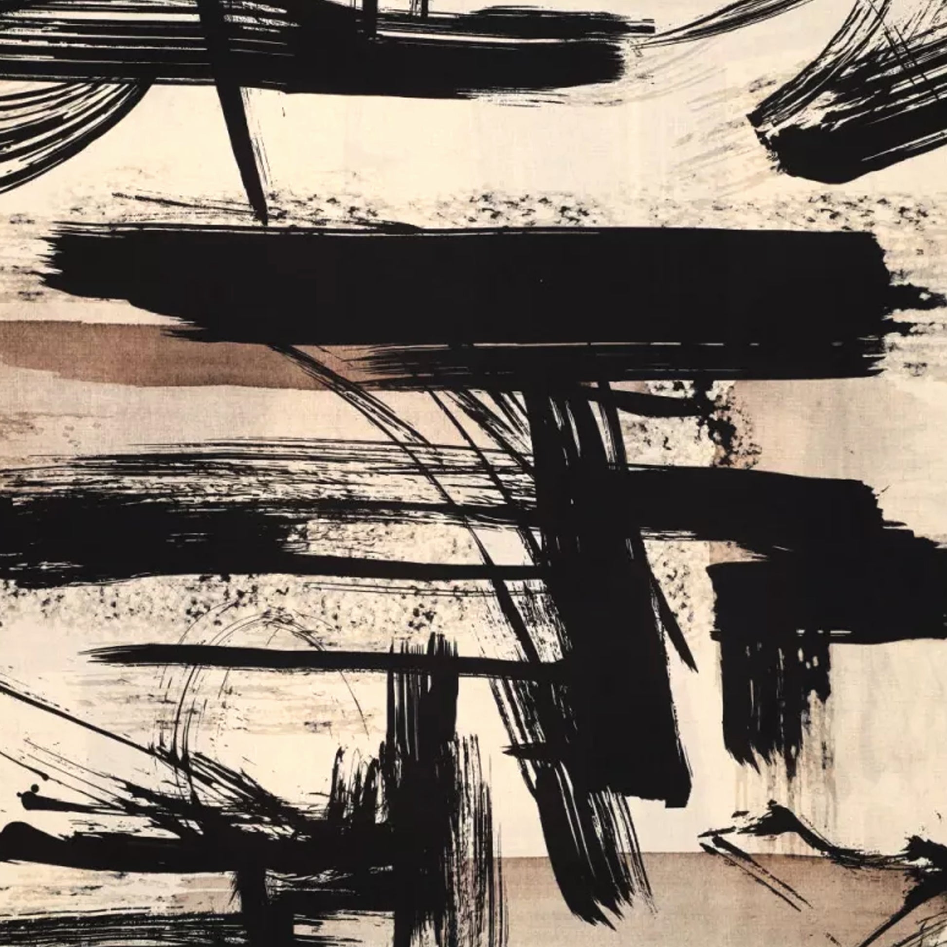 'edgy artist' viscose/linen woven