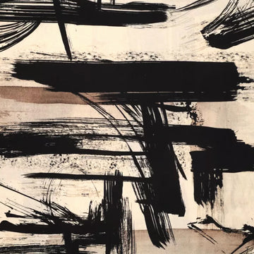 'edgy artist' viscose/linen woven