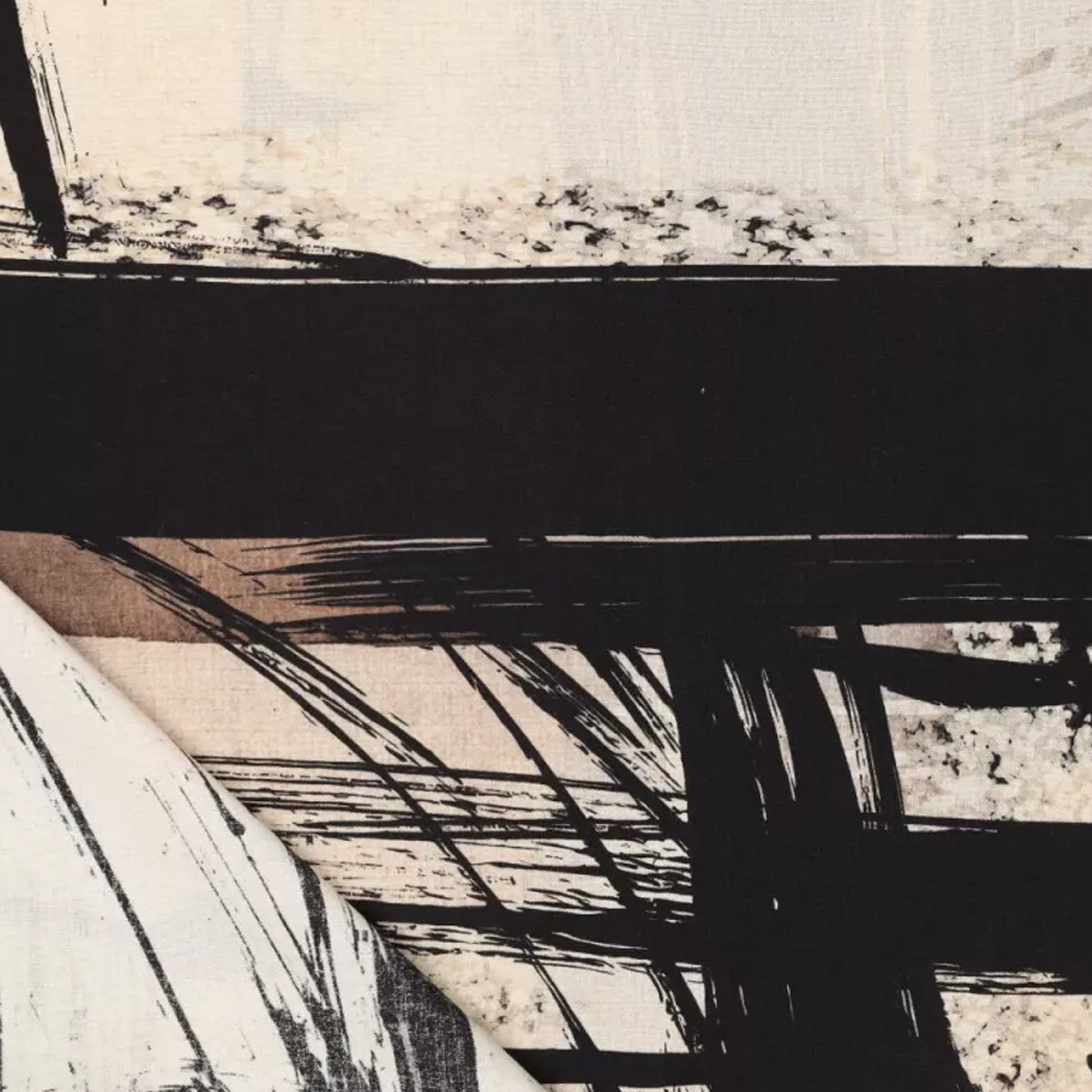 'edgy artist' viscose/linen woven