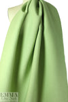 Italian ottoman rib 2-ply stretch woven - grasshopper 1.5 yd
