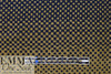 Italian 'dots to squares' viscose panel - black/bronze 3 panels 2.25 yd