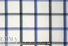 yarn dyed plaid viscose lightweight woven - blues .75 yds