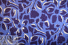 NY designer 'petal puzzle' satin stretch woven