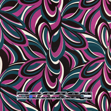 Italian 'Pucc!-esque swirl' silk blouseweight 1 yard