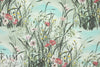 French garden clusters sheer and crepey viscose woven
