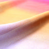 Italian ombre sheer viscose georgette - violet/apricot/rose 1.375 yd