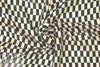 Italian viscose/silk semi-sheer woven - checkerboard
