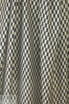 Italian viscose/silk semi-sheer woven - checkerboard 1.625 yd