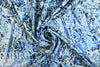 Italian watercolor paisley viscose/silk satin face