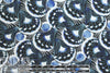 Italian art deco graphic viscose/silk blouseweight