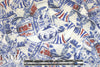 porcelain vase montage viscose/silk satin