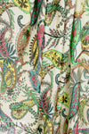 Italian designer viscose/silk 'paisley song' lightweight twill 1.625 yd