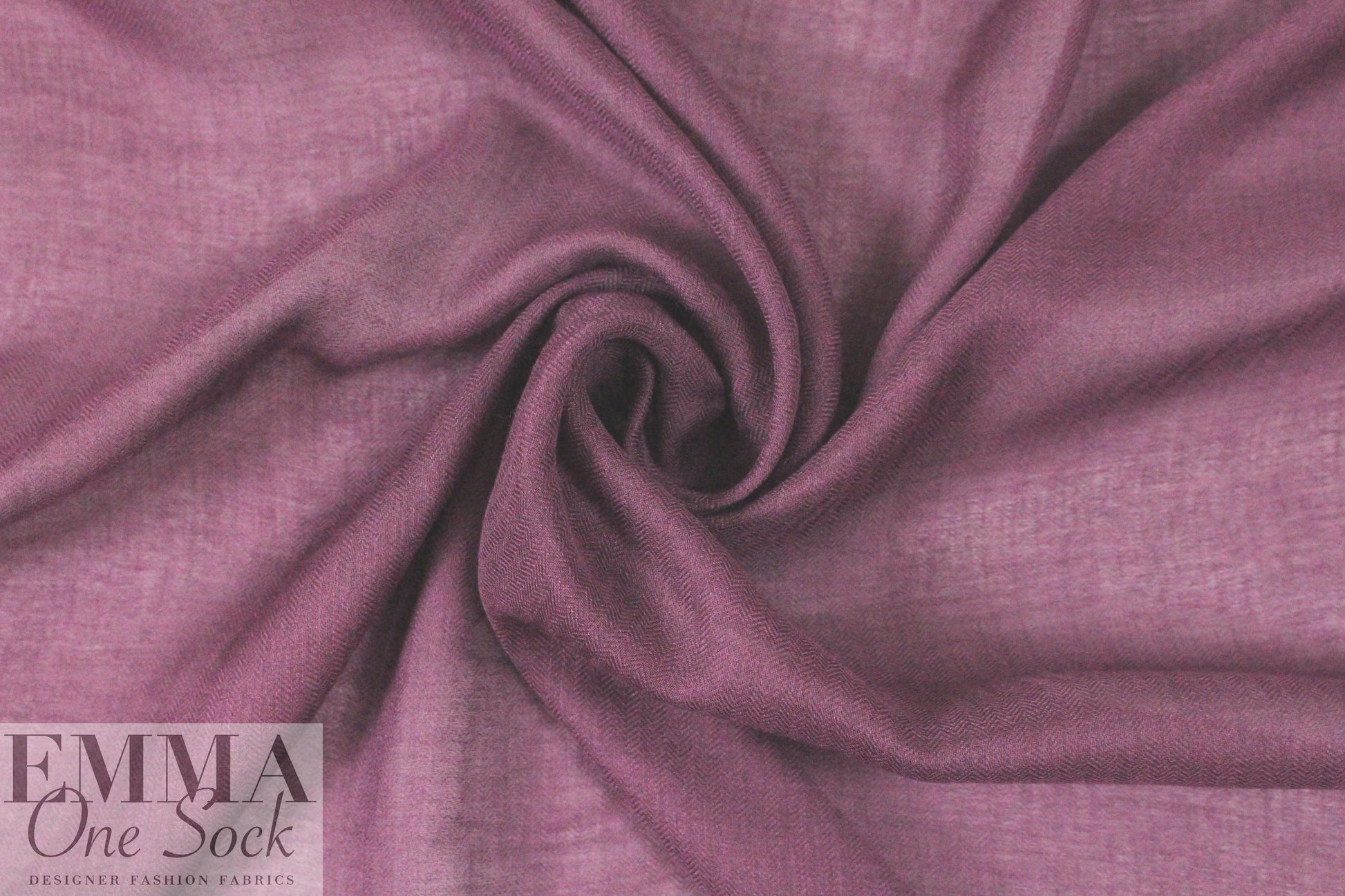 The0ry sheer viscose herringbone voile - plum