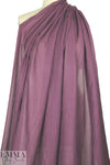The0ry sheer viscose herringbone voile - plum
