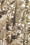 3.1 Phi11ip Lim tropics woven - peach/black 1.375 yd