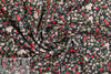 NY designer floral nocturne viscose stretch crepe 2.5 yd