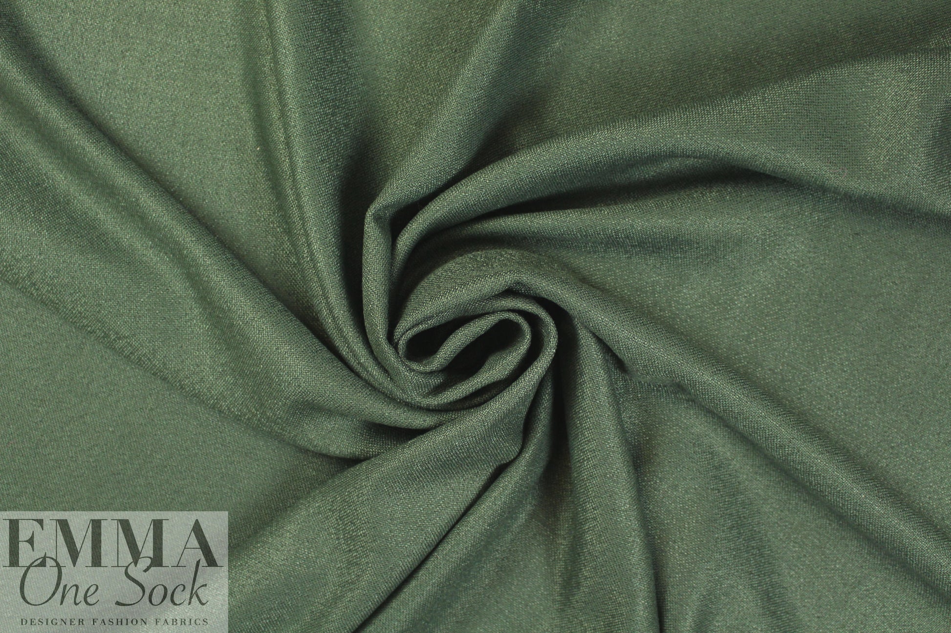 Kh@ite textured viscose woven - thyme 1 yard