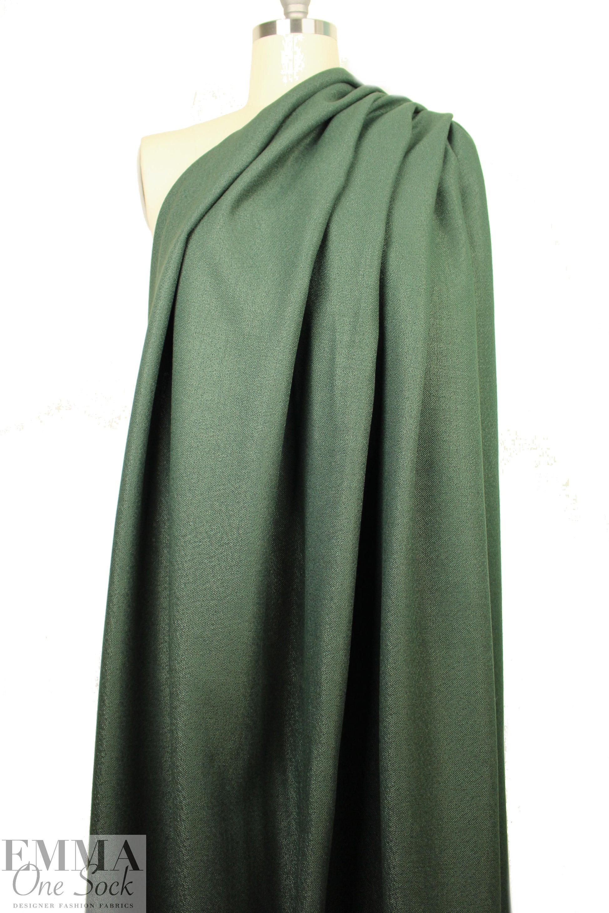 Kh@ite textured viscose woven - thyme