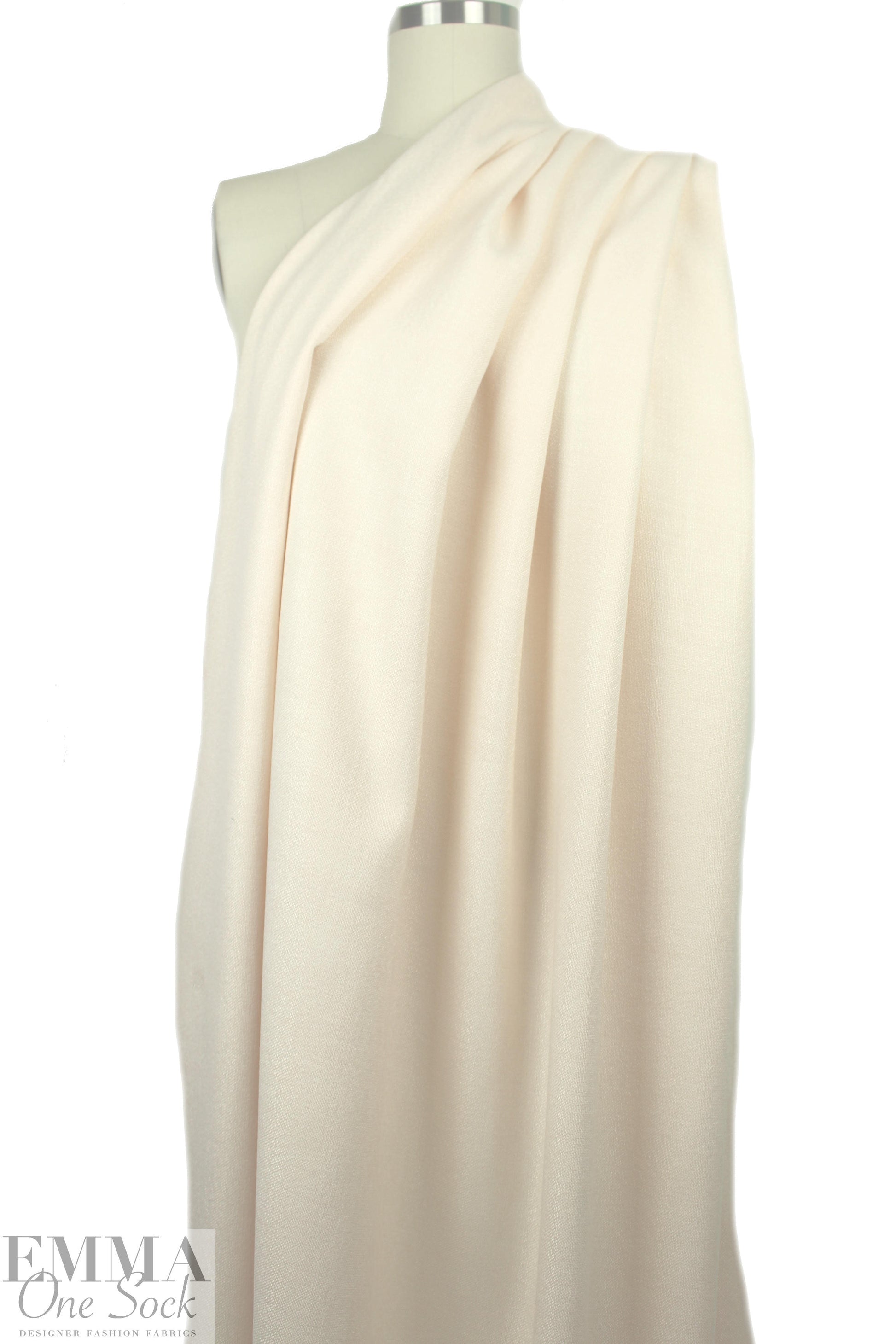 Kh@ite textured viscose woven - alabaster 1.5 yds