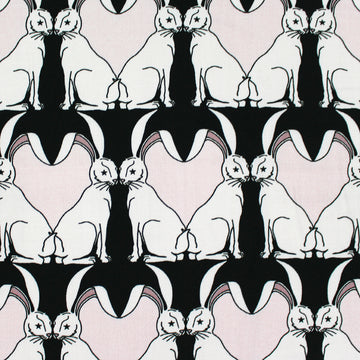 French 'bunny love' dressweight viscose twill 1.25 yds