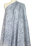 Italian animal dot viscose twill woven